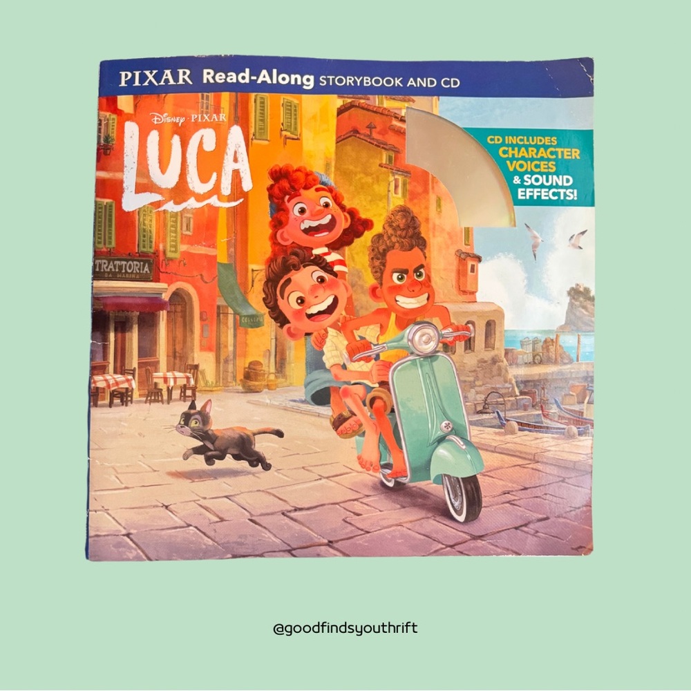 Pixar Luca Read-Along Storybook and CD